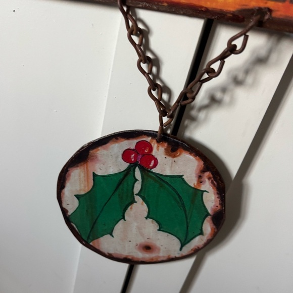 Festive DECK THE HALLS Wall Hanging Deco- vintage looking. Lightweight& SO FUN🎄 - Picture 9 of 9